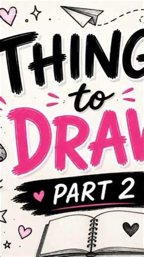 Random Things to Draw for when you bored ✏️🥱part 2#viralvideo #drawing #beginnerarttips