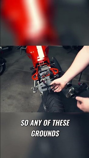 Upgrade Your Motorcycle Tail Light: Simple Wiring Guide! #shorts