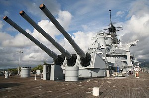 USS Missouri Memorial in Honolulu, USA