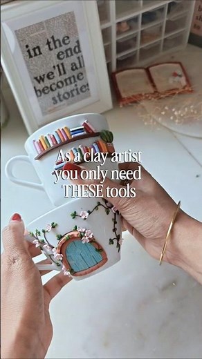 These are the ONLY tools you need to start you Clay Craft Journey! #claytools #polymerclaytools