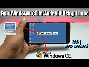 Windows CE Running in Android phone Using Limbo PC Emulator 2021 | Windows in Android