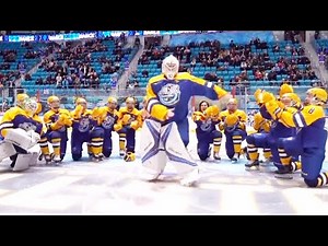 Hockey Player Does Backpack Kid's Moves in Epic Team Dance Off
