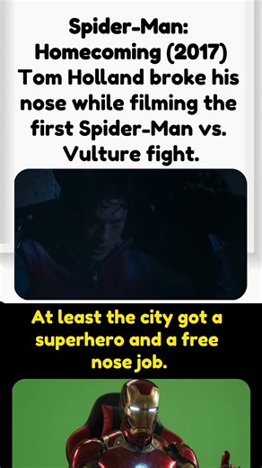 Spider Man Homecoming (2017), Nose Meets Vulture 🕷️ #avengers #marvel #hollywood