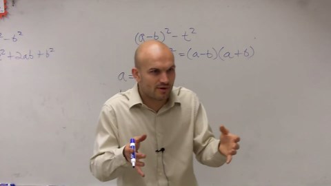 How to use the difference of two squares to factor