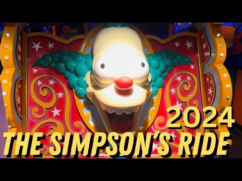 The Simpson’s Ride at Universal Studios Hollywood 2024! Newest Footage