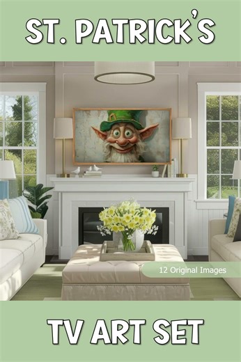 #shorts #frametvart St Patricks Day Collection Celtic Irish Leprechaun Shamrock Clover Bundle #tvart