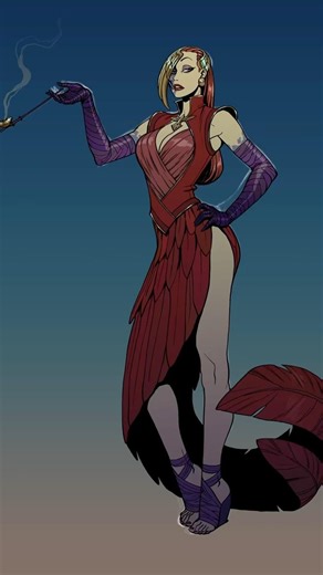 Jessica Rabbit, redesigned as Jubal Cain’s Songbird
