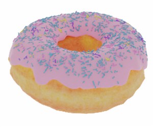 ArtStation - Vanilla Donut 3D Model - Material Only | Resources