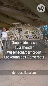 70K views · 384 reactions | Sie halten das Klonen von Menschen für unbedenklich. | Der Postillon | Facebook