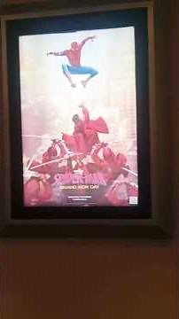 Watching the brand new Spider-Man movie, it's so cool...!!!!