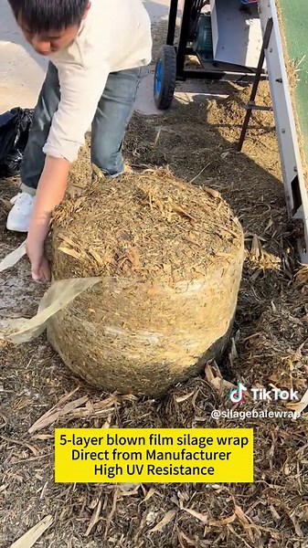 Silage wrap, bale wrap #silage #fyp #foryoupage #agro #agriculture #wholesale #factory #manufacturer #packaging #custom #black #balewrap #silagewrap