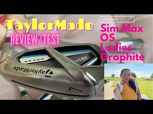 TaylorMade Sim Max OS Graphite Ladies Golf Iron Set 2020 | Review/Testing #taylormade