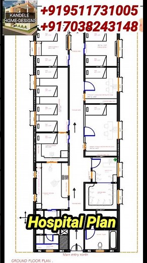Best Hospital Plan in 25'x62' | Small Hospital Design | Clinic Design