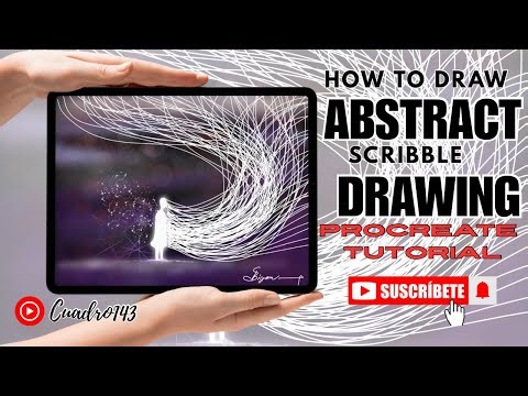 Abstract Scribble Art | Digital Drawing Tutorial in Procreate | Drawing Tutorial #abstractart