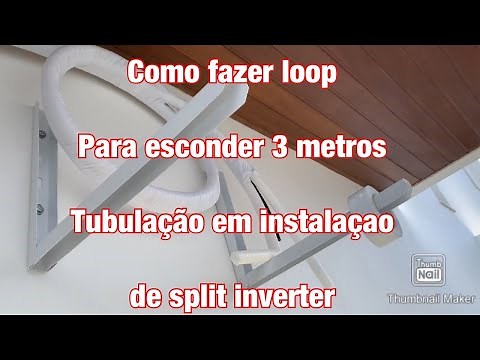 How to Make a Loop to Hide 3 Meters of Piping in a Split Inverter Installation