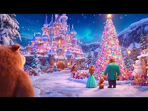 10 Hours Festive Christmas Ambience Window Projection made for Christmas Decorations