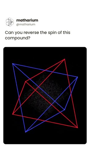 The stella octangula is an eight pointed star #math