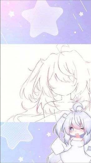 パソコンの壁紙描く!!!!!!! #イラストメイキング #イラスト