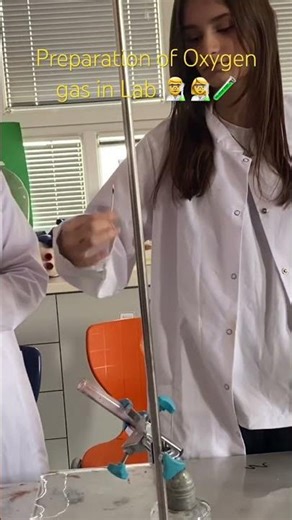 Preparation of Oxygen gas in Lab 👨‍🔬👩‍🔬🧪