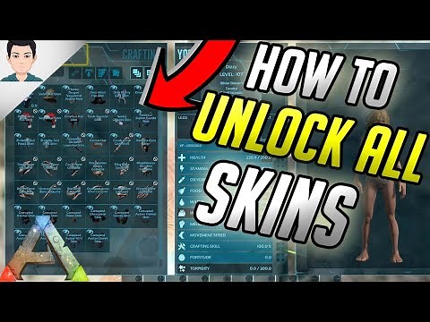 2022 (STILL WORKS!) ARK HOW to UNLOCK ALL SKINS in 2 SECONDS!! ARK UNLOCK ALL SKINS COMMAND!!