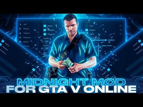 ⚡ Midnight Menu GTA 5 Online 2026 | Money Drop + Protections + Lua Scripts | Undetected 🛡️
