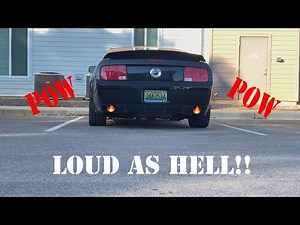HOW TO CHANGE YOUR MUSTANG EXHAUST IN SECONDS!! [Bama Popcorn Tune]