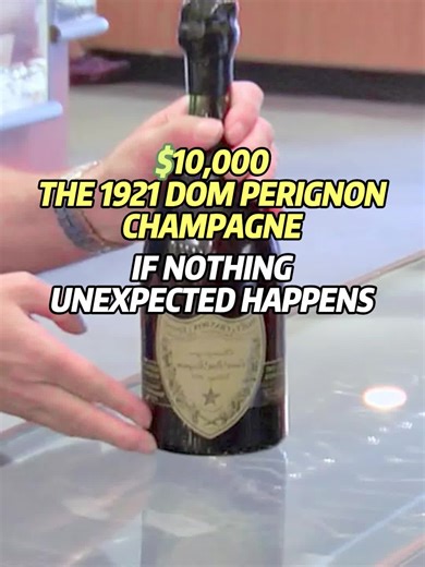 1921 Dom Pérignon Champagne: A $10,000 Value