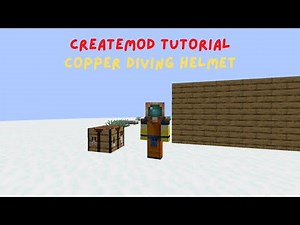 Copper Diving Helmet Recipe - Create Mod Guide