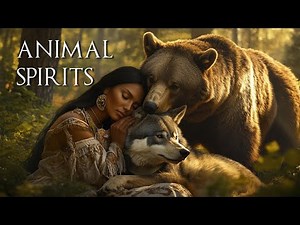 Animal Spirits | Native Flute Meditation Deep Sleep Music, Positive Energy, Healing Music