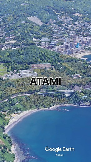 Exploring Atami, Shizuoka with Google Earth Studio
