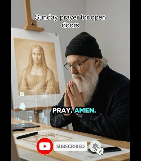 Powerful Sunday prayer for open doors #sundayprayer #prayer #dailyprayer #god #shorts #amen #jesus