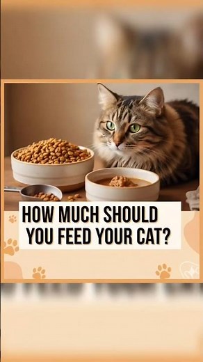 How much should you feed your cat? | The Actual Amount to Feed Your Cat! #catfacts #catnutrition