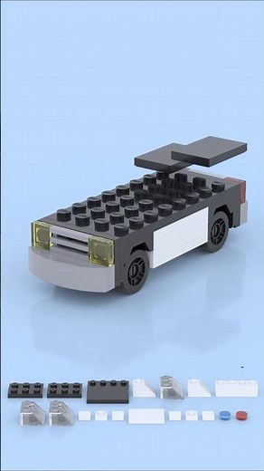 LEGO Classic American Police Car 🚓🇺🇸 Retro Patrol You’ll Want to Drive! 🧱✨ #lego