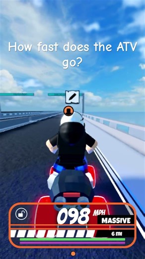 How fast does the ATV go? #jailbreak