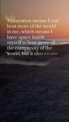 What Maturity Is | Thomas Hübl
