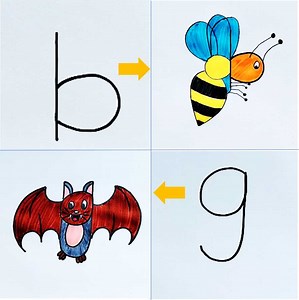 605K views · 213 reactions | Learn to draw animals using alphabets. Easy Tricks to Follow. | Art & Craft | Facebook