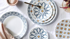 Introducing the ocean blues and exotic hues of Corelle Signature’s Amalfi Azul. Now at select Walmarts. | Corelle