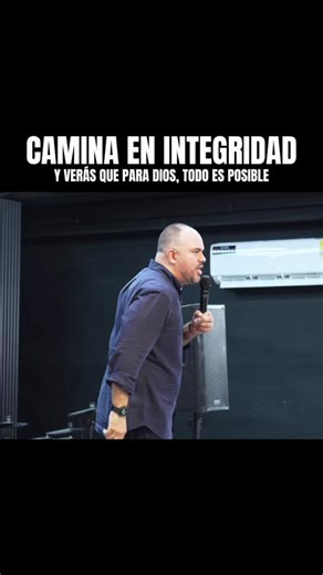Camina en integridad y verás como el Señor se manifiesta! . . . . . Mira la prédica completa en YouTube/Juan Pablo Lerman/YO HAGO LO IMPOSIBLE, PERO DIOS HACE LO POSIBLE ❤️‍🔥