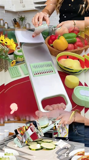 Essential Multi-Functional Stainless Steel Vegetable Cutter