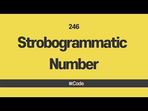 leetcode - 246 Strobogrammatic Number