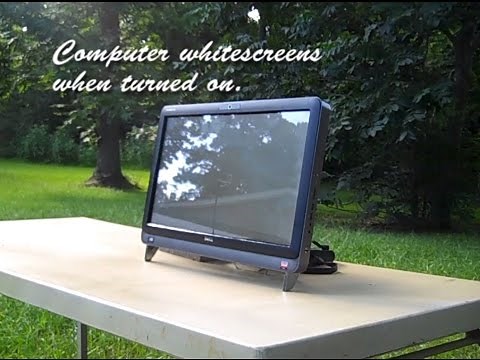 Fix Whitescreen issues on Dell all in one computer (BTTU Tech Tips #1)