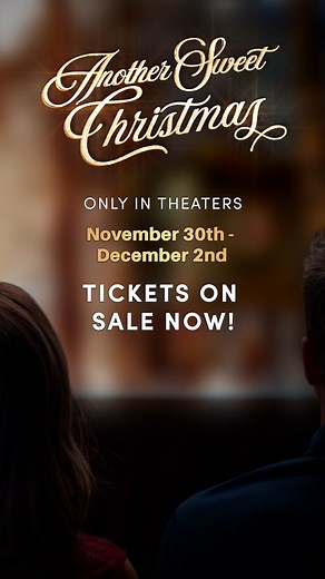 Don't miss your chance to experience a Great American Christmas Original on the BIG SCREEN! Candace Cameron Bure and Cameron Mathison star in 'Another Sweet Christmas' premiering in theaters November 30th through December 2nd!🎄 Get your tickets NOW at anothersweetchristmas.com 🎟️ | Great American Family