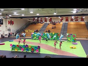 Lisa J Mails Elementary School Monarch Color Guard Can't Stop The Feeling JHAA WGASC CHampionsh