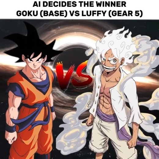 AI Decides The Winner | Goku (Base) VS Luffy (Gear 5) | Sleeping City #dragonball