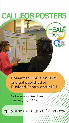 From HEALCon poster to national impact! 🌟 Apply to present your poster at HEALCon 2026 healcon.org