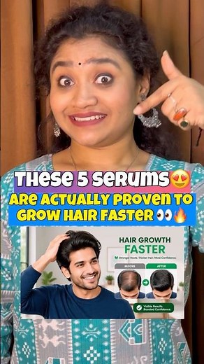 These 5 Serums Are Actually Proven To Grow Hair Faster🤩😘 #skincare #hairgrowth