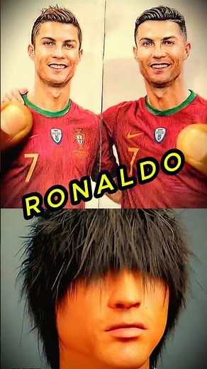 Old vs New Football Legends: Epic Ronaldo Hair Simulation Drawing! 😱😍 #art #cr7 #messi #ronaldo