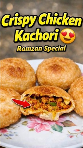 Quick & Easy Crispy Chicken Kachori | Ramzan Special | Flavors Of Saima