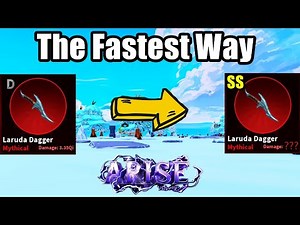 The Fastest Way To Get The Mythical Laruda Dagger Sword | Arise Crossover Full Guild Guide