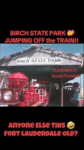 FLASHBACK to the TRAIN at BIRCH STATE PARK in Fort Lauderdale!! Who Else LOVED RIDING, JUMPING OFF and Making Amazing Memories Here, Back in the Day!??! 💝❤️🤔 #flashbacksouthflorida #fortlauderdale #fortlauderdalebeach #florida #southflorida | Flashback South Florida - Memories and Memorabilia